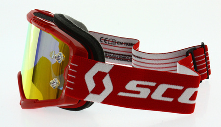 Gogle Scott Fury JASNY CZERWONY Motocross Enduro NEU 2022