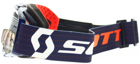 Gogle Scott Prospect AMPLIFIER niebiesko/pomarańczowy  Motocross Enduro Żółta szybka