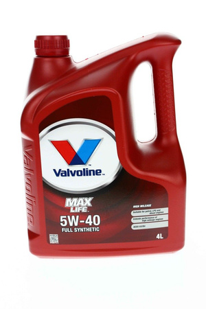 Nowy/ Valvoline MAXLIFE SAE 5W40 syn 4L