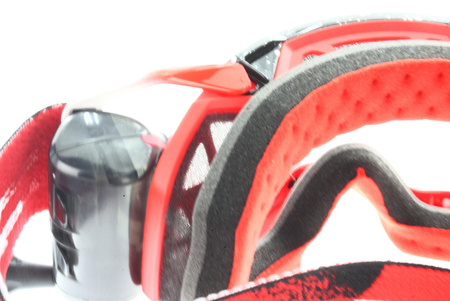 Gogle Scott Prospect WFS Roll Off bialy/czerwony Motocross Enduro NOWE 2021