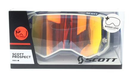 Gogle Scott Prospect szary/granatowy Motocross Enduro NOWE 2022