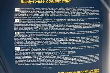 Mannol płyn do chłodnic AG13+ zielony 5L