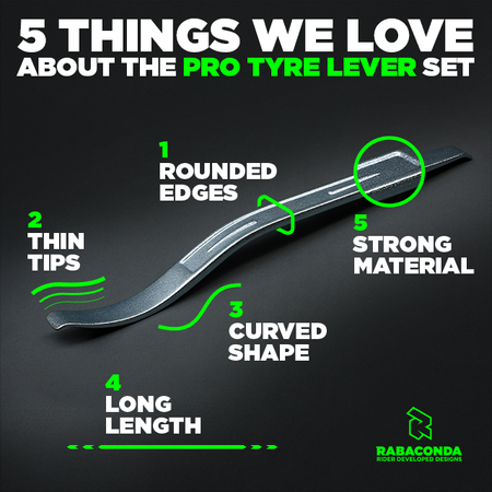Rabaconda zestaw 5x Pro łyżki do zmiany opon