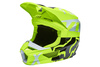 Kask FOX JUNIOR V1 SKEW FLUORESCENT YELLOW ROZ. YS