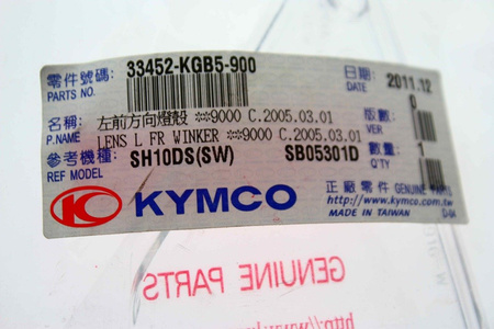 Blinker für den Kymco Orginal NEU 33452-KGB5-900