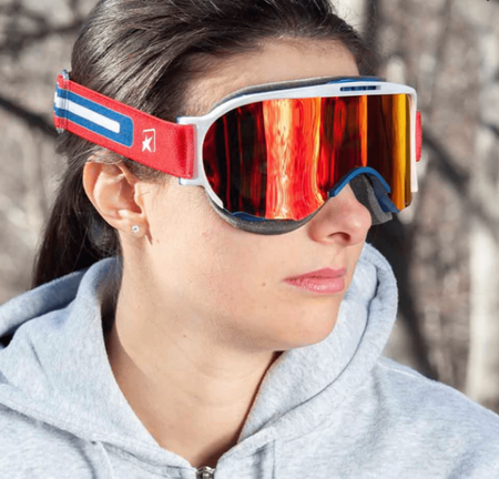 Gogle Ariete WABI Cafe Racer / MTB styl, anty fog, 100% produkcja Włochy