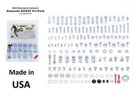 BOLT USA zestaw śrub Pro Pack Kawasaki KX / KXF