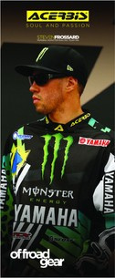 WYPRZEDAŻ Acerbis baner materiałowy Steven Frossard Yamaha Monster