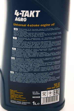 MANNOL 4-Takt Agro SAE 30 API SG 1L