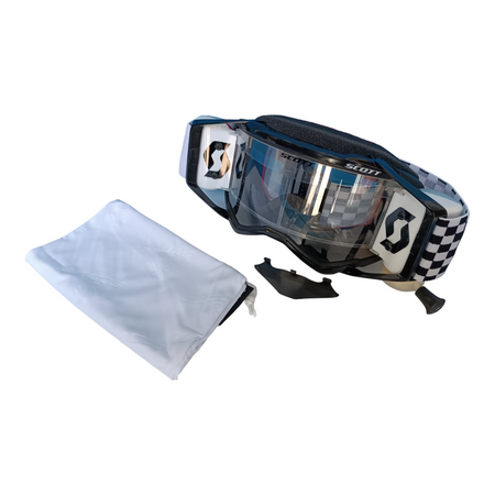 Gogle Scott Prospect WFS Roll Off biały/czarny Motocross Enduro NOWE 2022