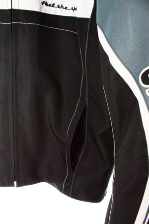 Motorrad / Roller Jacke mit Ellbogenschützer Schulternschützer