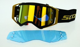 Gogle Scott Prospect czarny/złoty Motocross Enduro NOWE 2022