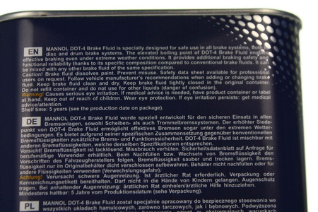 Mannol 3002 płyn hamulcowy DOT-4 1L