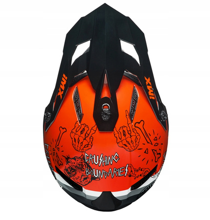 Kask na Crossa Quad ENDURO IMX FMX-02 ORANGE S