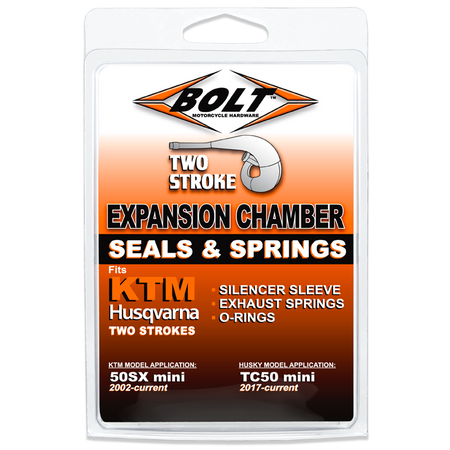 BOLT USA zestaw naprawczy wydechu pasuje do KTM SX 50 Husqvarna TC 50