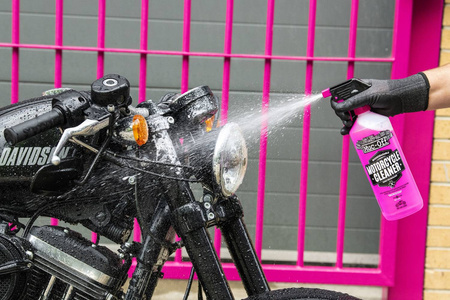 Muc-Off 664-CTJ - Biodegradowalny płyn do mycia motocykla z nanotechnologią z atomizerem - 1l - Nano Tech Motorcycle Cleaner