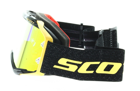 Gogle Scott Prospect czarny/złoty Motocross Enduro NOWE 2022