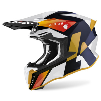 KASK AIROH TWIST 2.0 LIFT WHITE/BLUE MATT L