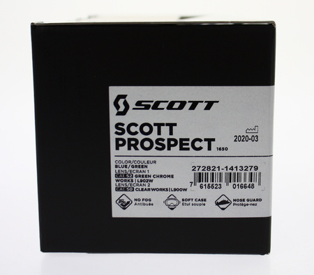Gogle Scott Prospect niebieski/zielony Motocross Enduro NOWE 2022