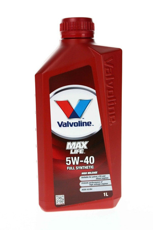 Nowy/ Valvoline MAXLIFE SAE 5W40 syn 1L