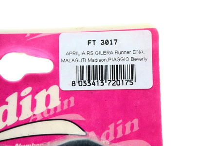 Bremsbeläge Aprilia RS/RX 2004-2015, Gilera Runner, Piaggio Beverly NEU FT3017