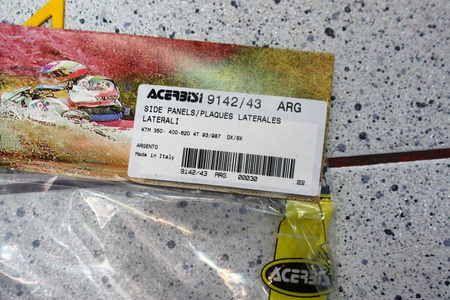 Acerbis Zestaw plastików Vintage pasuje do KTM Enduro 400/ 540 Supercompetition Rok prod 1996