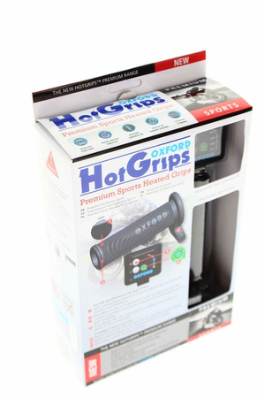 OXFORD Manetki podgrzewane PREMIUM SPORT do MOTOCYKLA z panelem sterującym