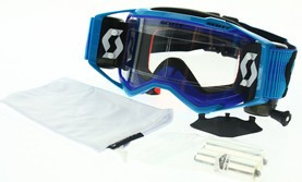 Gogle Scott Prospect WFS Roll Off niebieski/czarny Motocross Enduro NOWE 2022