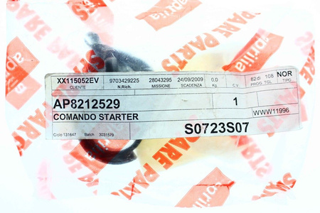 Aprilia SX/RX Choke Control NEU orginal
