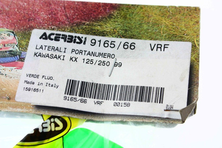 Pola numerowe boczne Kawasaki KX125/250 99