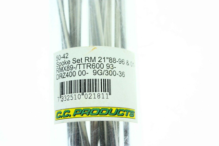 Speichen 13 Stück Suzuki RM 125/250 21" 1988-1996 & 2001-2010 3,6x226 mm NEU