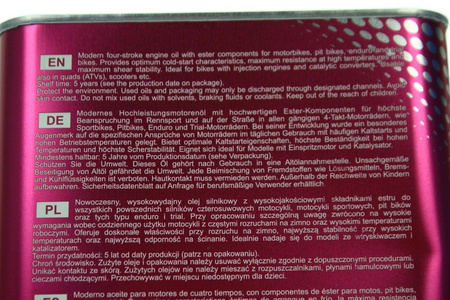 Mannol 7812 Motorbike 4-Takt 10W-40 4L MA2