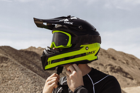 GOGLE IMX ENDURANCE YELLOW - SZYBA DARK + CLEAR