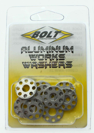 BOLT USA Aluminiowe podkładki ultralekkie M18 10cio pak