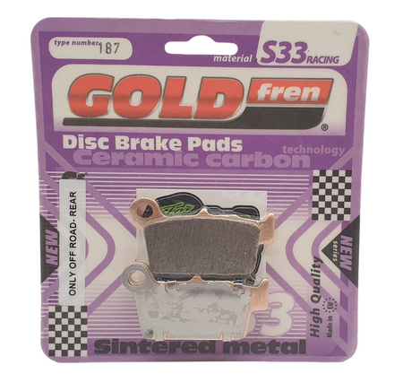 KH367 Klocki hamulcowe GOLDfren 187 m.in. tył Yamaha, Kawasaki, Suzuki