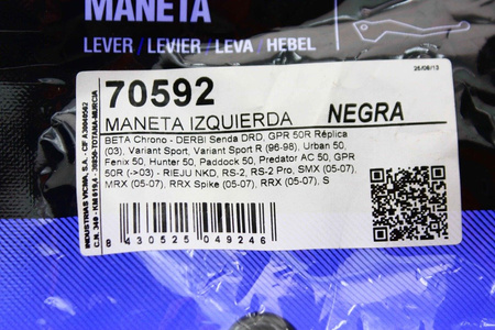 Kupplungshebel FÜR DERBI Senda, Beta Chrono NEU 8430525049246