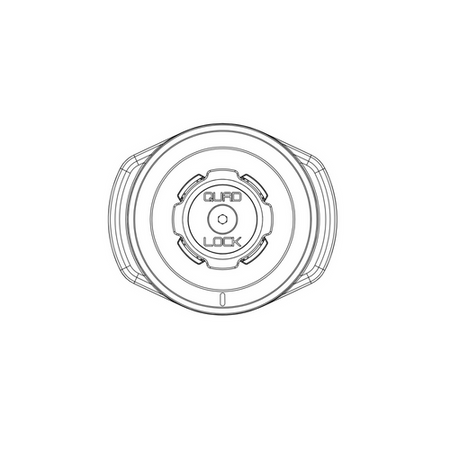 Wodoodporna głowica z ładowarką indukcyjną Quad Lock® 12V-24V - V2