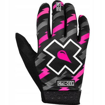 Rękawice Muc-Off Rider MX/MTB Bolt black/pink S