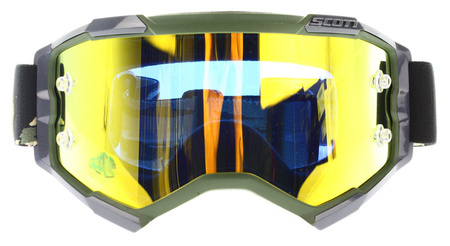 Gogle Scott Fury Camo-Khaki Motocross Enduro NEU 2022