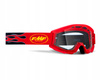 GOGLE FMF JUNIOR POWERCORE FLAME RED - SZYBA CLEAR