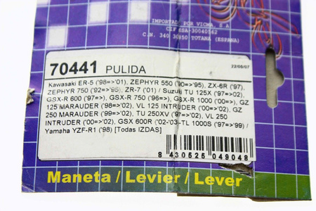 Kupplungshebel Kawasaki ER-5 1998-2001, Zephyr 550 1990-1995, ZX-6R 1997 NEU
