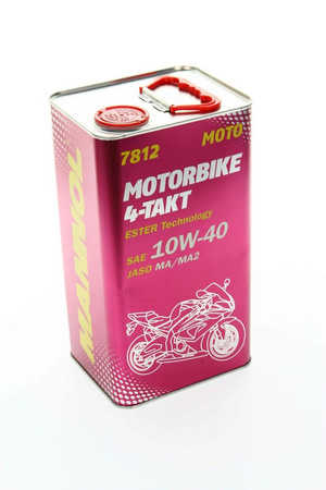 Mannol 7812 Motorbike 4-Takt 10W-40 4L MA2