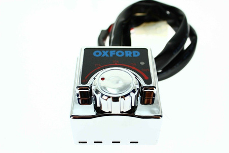 OXFORD Manetki podgrzewane Cruiser 25,4mm (calowe) z panelem sterującym
