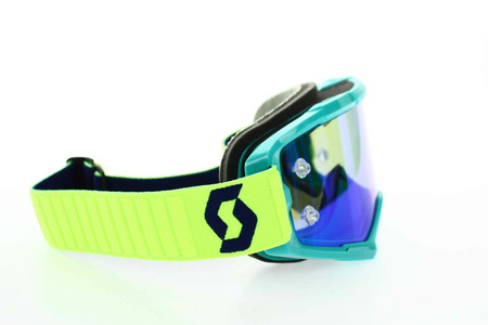 WYPRZEDAŻ Gogle Scott Fury AQUA ŻÓŁTY Motocross Enduro Downhill NEU 2020