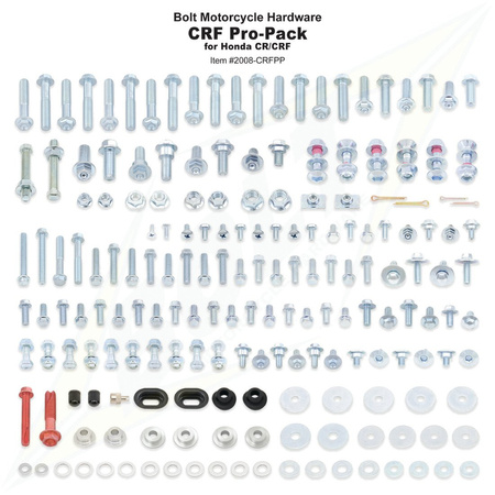 BOLT USA zestaw śrub Pro Pack Honda CR / CRF