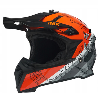 Kask na Crossa Quad ENDURO IMX FMX-02 ORANGE S