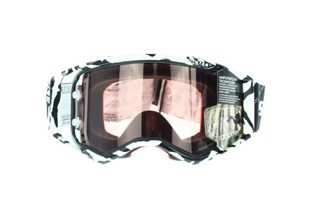 Gogle Scott Prospect AMPLIFIER czarny/biały Motocross Enduro EDYCJA LIMITOWANA