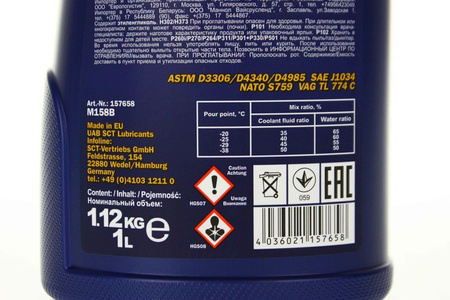 Mannol AG11 koncentrat płynu chłodniczego 1L