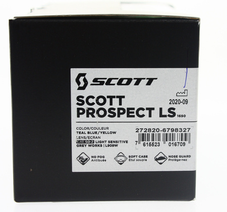 Gogle Scott Prospect LS błętkitny/żółty Motocross Enduro NOWE 2022