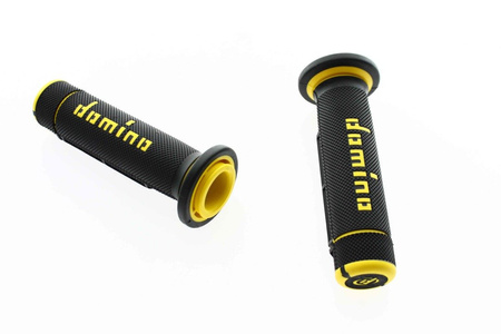 WYPRZEDAŻ Manetki Domino zółto - czarne ATV